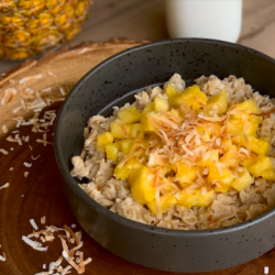 Tropical Coconut Oatmeal Porridge